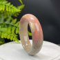 Fossilized Coral Bangle 57MM Gradient Pink Skeleton Phoenix Tail