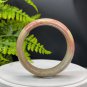 Fossilized Coral Bangle 57MM Gradient Pink Skeleton Phoenix Tail