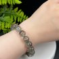 Brazilian Phantom Quartz Beaded Bracelet 11.5mm Icy Transparent Multi-layer Red Green Ghost Crystal