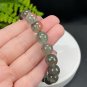 Brazilian Phantom Quartz Beaded Bracelet 11.5mm Icy Transparent Multi-layer Red Green Ghost Crystal