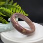 Reddish Brown Ocean Jasper Bangle 60+MM Old Mine Porcelain Luster Oil Painting Style