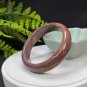Reddish Brown Ocean Jasper Bangle 60+MM Old Mine Porcelain Luster Oil Painting Style