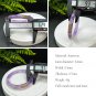 Ametrine Bangle 62MM Flake Ice Translucent Amethyst Citrine Quartz Round