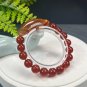 Madagascar Red Agate Beaded Bracelet 10.3mm Icy Translucent Clean Multi-layer Celestial Eyes