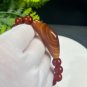 Madagascar Red Agate Beaded Bracelet 10.3mm Icy Translucent Clean Multi-layer Celestial Eyes