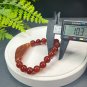 Madagascar Red Agate Beaded Bracelet 10.3mm Icy Translucent Clean Multi-layer Celestial Eyes