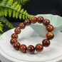 South African Pietersite Beaded Bracelet 13.5mm Porcelain Luster Crystallization Oil Painting Style