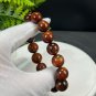 South African Pietersite Beaded Bracelet 13.5mm Porcelain Luster Crystallization Oil Painting Style