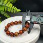 South African Pietersite Beaded Bracelet 13.5mm Porcelain Luster Crystallization Oil Painting Style