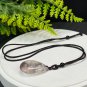 Brazilian Phantom Quartz Pendant Necklace Icy Transparent Colorful Ghost Crystal Teardrop