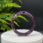 Rare Purple Lepidolite Bangle 60+MM Ultra Flash Icy Crystallization
