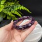 Rare Purple Lepidolite Bangle 60+MM Ultra Flash Icy Crystallization