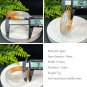 Gradient Orange White Agate Bangle 58MM Icy Translucent Multi-layer Lace Scenic