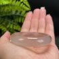 Gradient Gray White Agate Bangle 52MM Icy Translucent Starry Sky