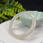 Agate Bangle 52MM Icy Translucent Light Champagne White