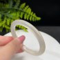 Agate Bangle 52MM Icy Translucent Light Champagne White