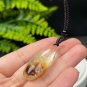Brazilian Phantom Quartz Pendant Necklace Icy Transparent Red Yellow White Ghost Crystal Teardrop