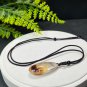 Brazilian Phantom Quartz Pendant Necklace Icy Transparent Red Yellow White Ghost Crystal Teardrop