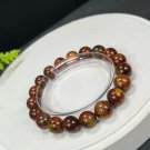 South African Pietersite Beaded Bracelet 10.5mm Porcelain Luster Oil Painting Style