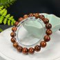 South African Pietersite Beaded Bracelet 10.5mm Porcelain Luster Oil Painting Style