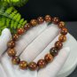 South African Pietersite Beaded Bracelet 10.5mm Porcelain Luster Oil Painting Style