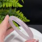 Rose Quartz Bangle 61+MM Flake Ice Translucent Light Pink Round