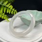 Lychee White Agate Bangle 56MM High Icy Translucent Clean
