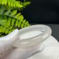 Lychee White Agate Bangle 56MM High Icy Translucent Clean