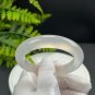 Lychee White Agate Bangle 56MM High Icy Translucent Clean