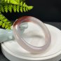 Light Smoky Purple Agate Bangle 61MM High Icy Translucent Clean Red Celestial Eye