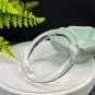 White Crystal Bangle 59MM Flake Ice Transparent Rainbow Round