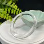 White Crystal Bangle 58MM Flake Ice Transparent Round