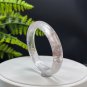 Red Phantom Quartz Bangle 57MM Flake Ice Transparent Ghost Crystal