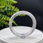 Red Phantom Quartz Bangle 57MM Flake Ice Transparent Ghost Crystal