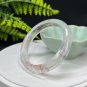 Red Phantom Quartz Bangle 57MM Flake Ice Transparent Ghost Crystal