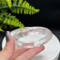 Red Phantom Quartz Bangle 57MM Flake Ice Transparent Ghost Crystal