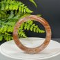 Black Gold Super Seven Quartz Bangle 56MM Flake Ice Sparkling Translucent Hair Crystal