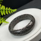 Snowflake Obsidian Bangle 57MM Pink White Patterned