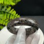 Snowflake Obsidian Bangle 57MM Pink White Patterned