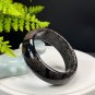 Snowflake Obsidian Bangle 53MM Red Pink White Patterned