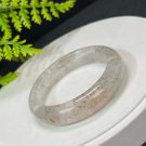 Black Gold Super Seven Quartz Bangle 51MM Flake Ice Sparkling Hair Crystal
