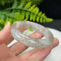 Black Gold Super Seven Quartz Bangle 51MM Flake Ice Sparkling Hair Crystal