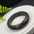 Snowflake Obsidian Bangle 53MM Red Pink White Patterned