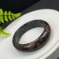 Snowflake Obsidian Bangle 53MM Red Pink White Patterned