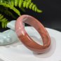 Alxa Agate Bangle 53MM Gradient Pink Oil Painting Style