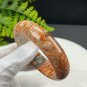 Mexican Crazy Agate Bangle 57+MM Porcelain Luster Crystallization Geode Multicolored