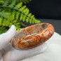 Mexican Crazy Agate Bangle 57+MM Porcelain Luster Crystallization Geode Multicolored