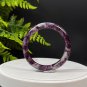 Rare Purple Lepidolite Bangle 52MM Ultra Flash Icy Crystallization