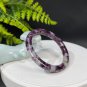 Rare Purple Lepidolite Bangle 52MM Ultra Flash Icy Crystallization