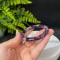 Rare Purple Lepidolite Bangle 52MM Ultra Flash Icy Crystallization